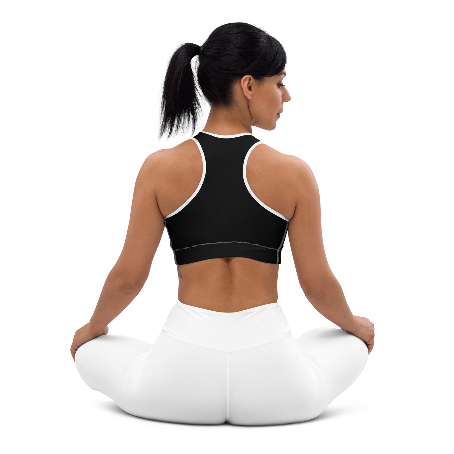 🎀Hawk Tuah Women’s Black Padded Sports Bra – Stylish Comfort & Support for Every Workout!💃 - Hawk Tuah