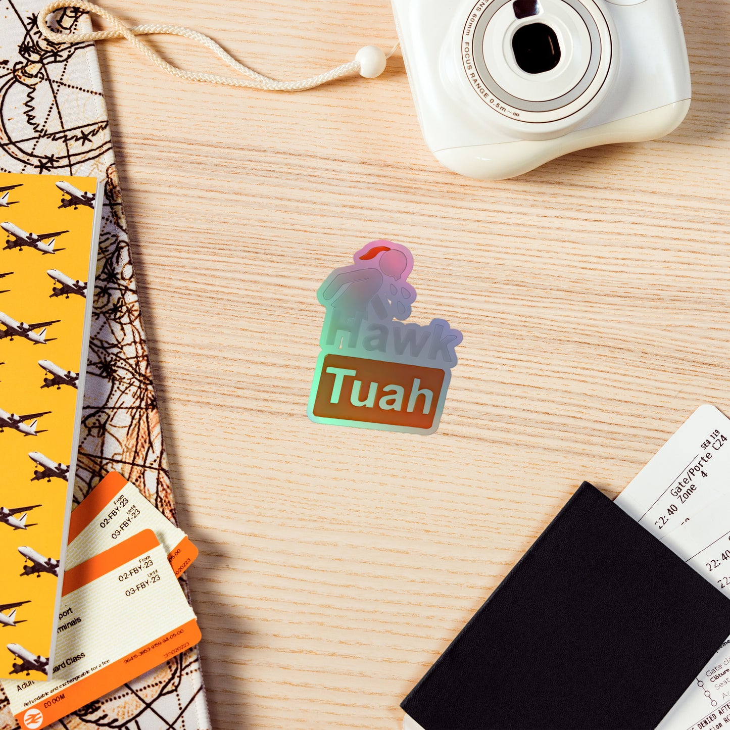👑Hawk Tuah Holographic Stickers👑 - Hawk Tuah