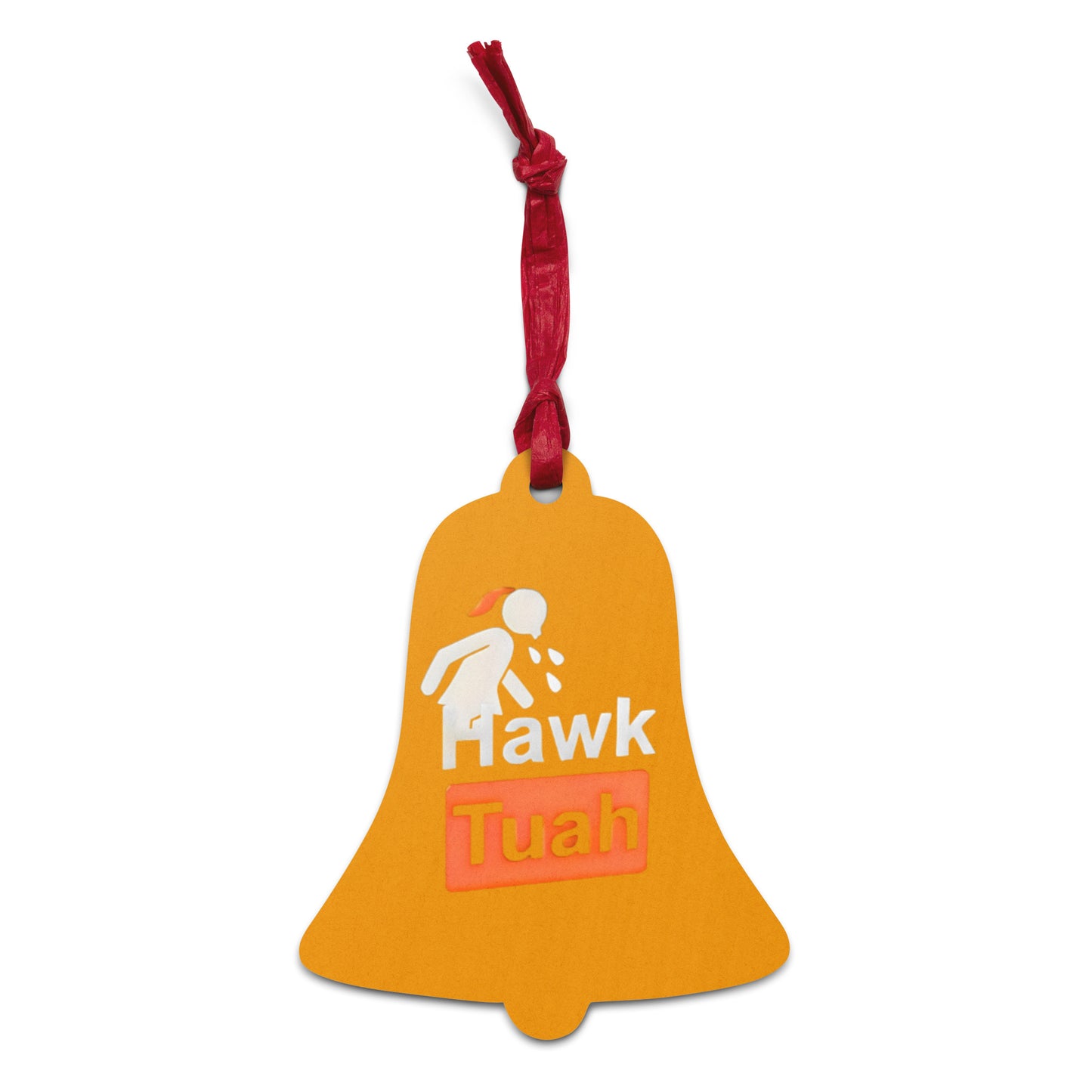 Orange Hawk Tuah Wooden Magnetic Ornament🪵– Timeless Elegance for Your Home💦🏠 - Hawk Tuah