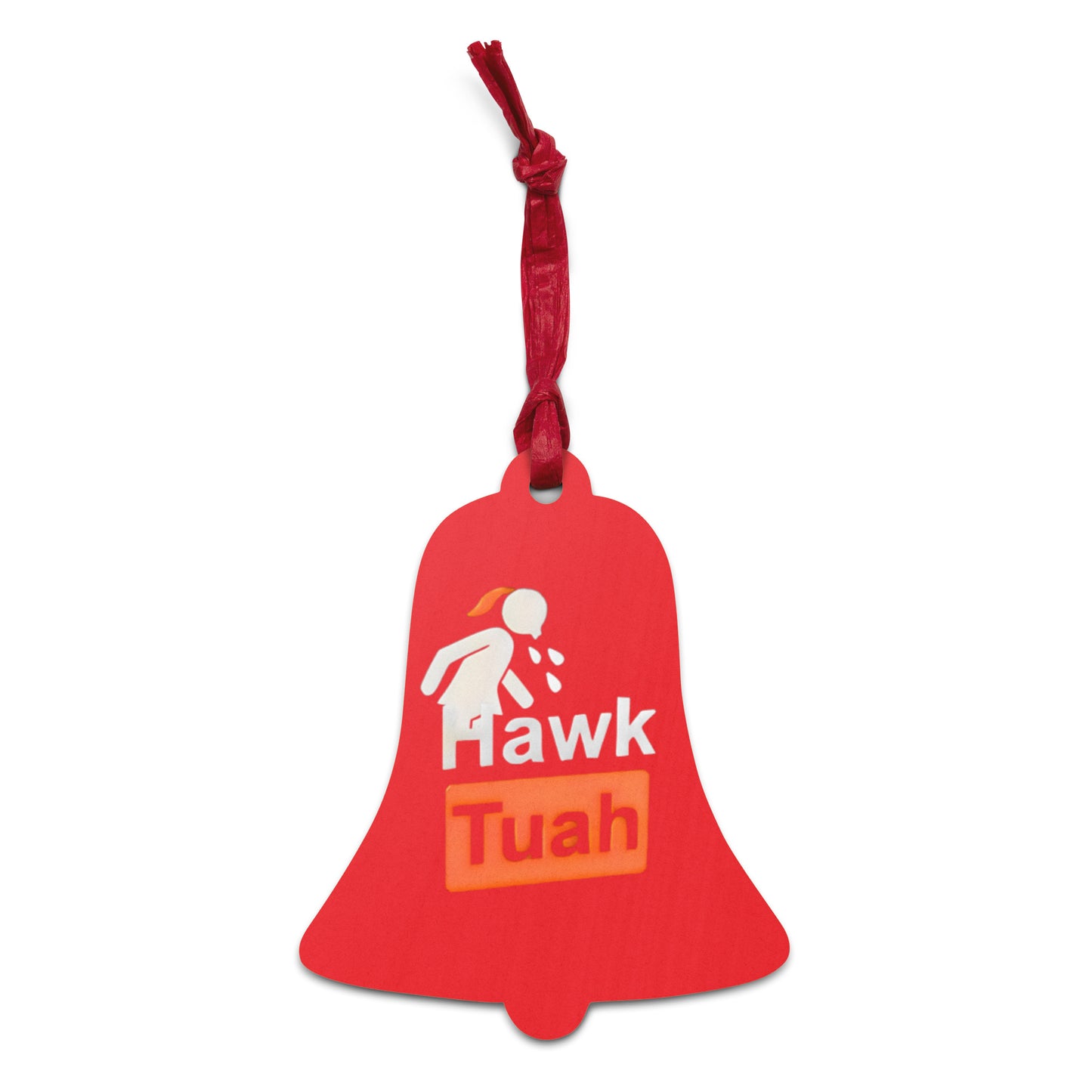 Red Hawk Tuah Wooden Magnetic Ornament🪵– Timeless Elegance for Your Home💦🏠 - Hawk Tuah