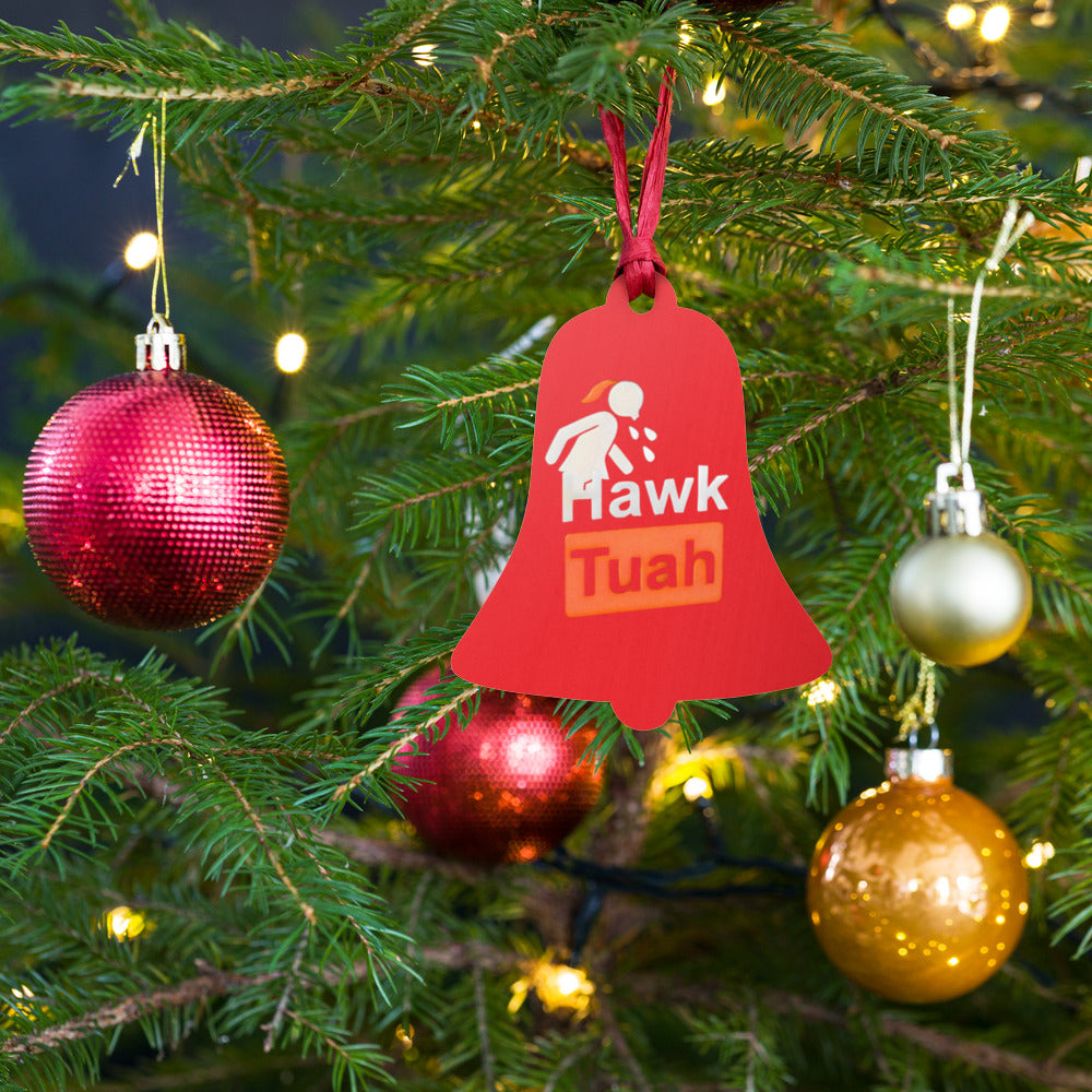 Red Hawk Tuah Wooden Magnetic Ornament🪵– Timeless Elegance for Your Home💦🏠 - Hawk Tuah