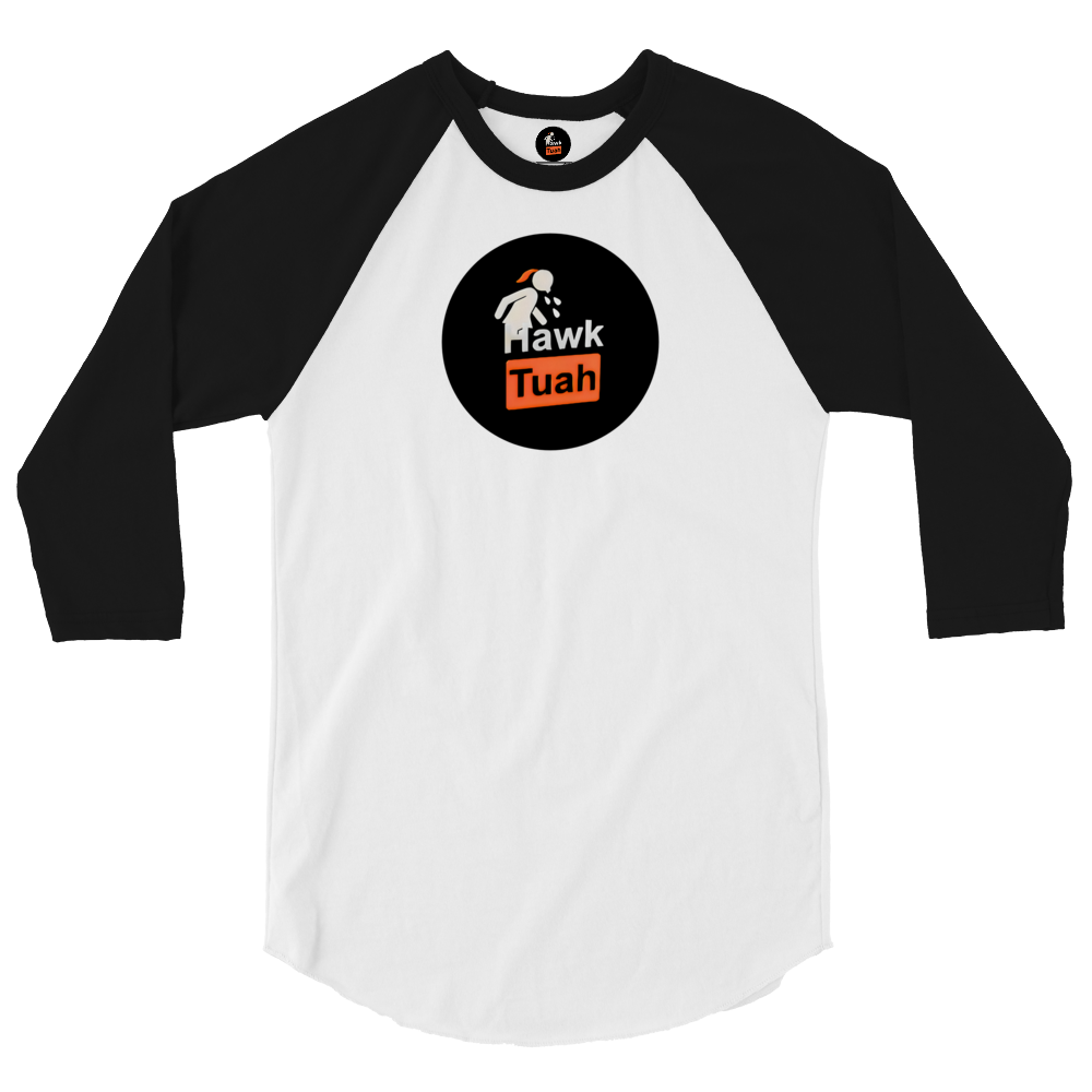 💎⚾Hawk Tuah Men’s 3/4 Sleeve Raglan Shirt – Classic Baseball Style Meets Iconic Comfort🕺🔥