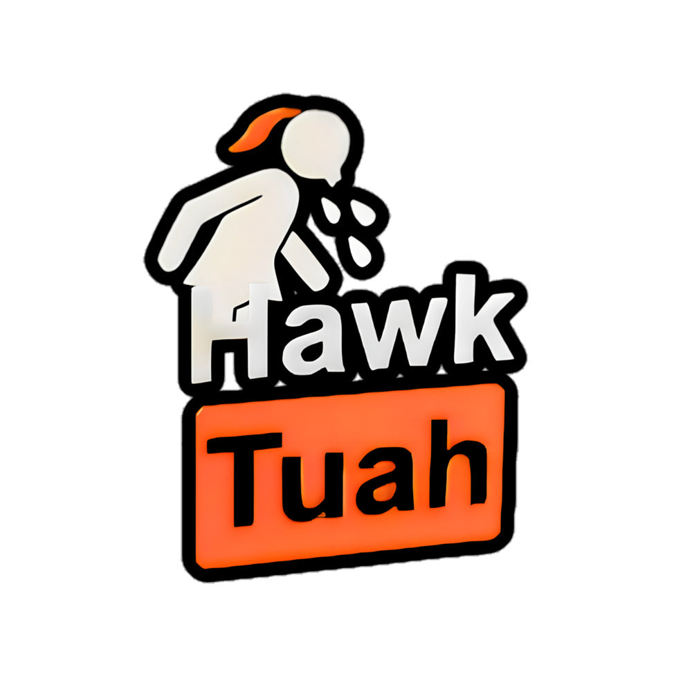 ✨Hawk Tuah Bubble-Free Stickers ⭐ - Hawk Tuah