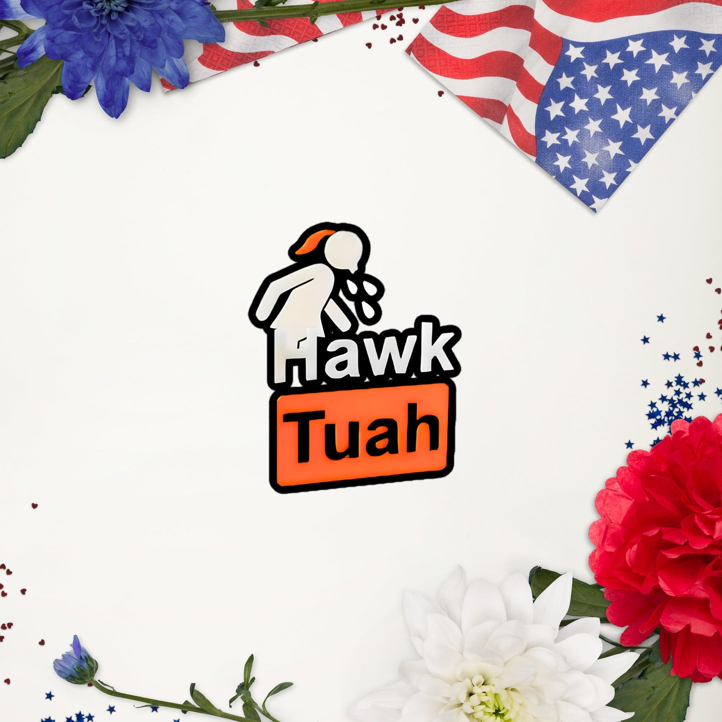 ✨Hawk Tuah Bubble-Free Stickers ⭐ - Hawk Tuah