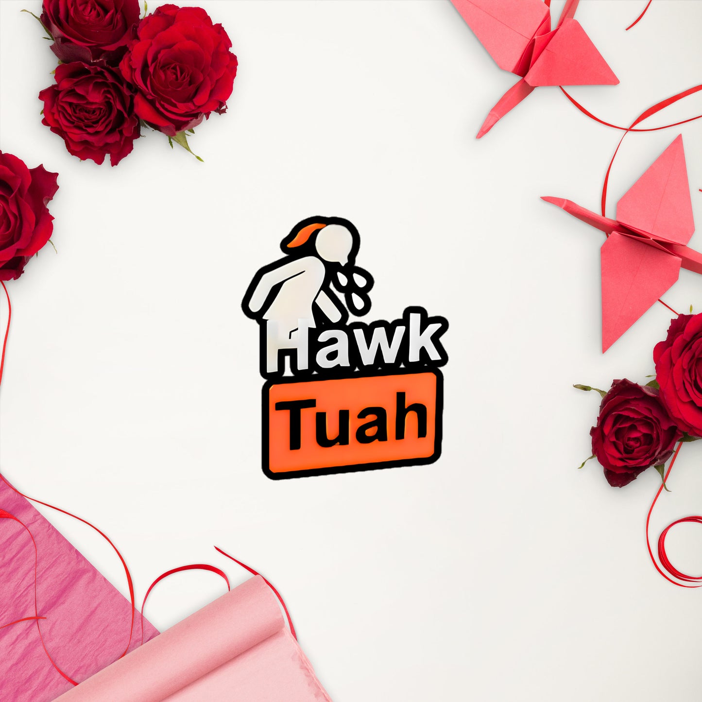 ✨Hawk Tuah Bubble-Free Stickers ⭐ - Hawk Tuah