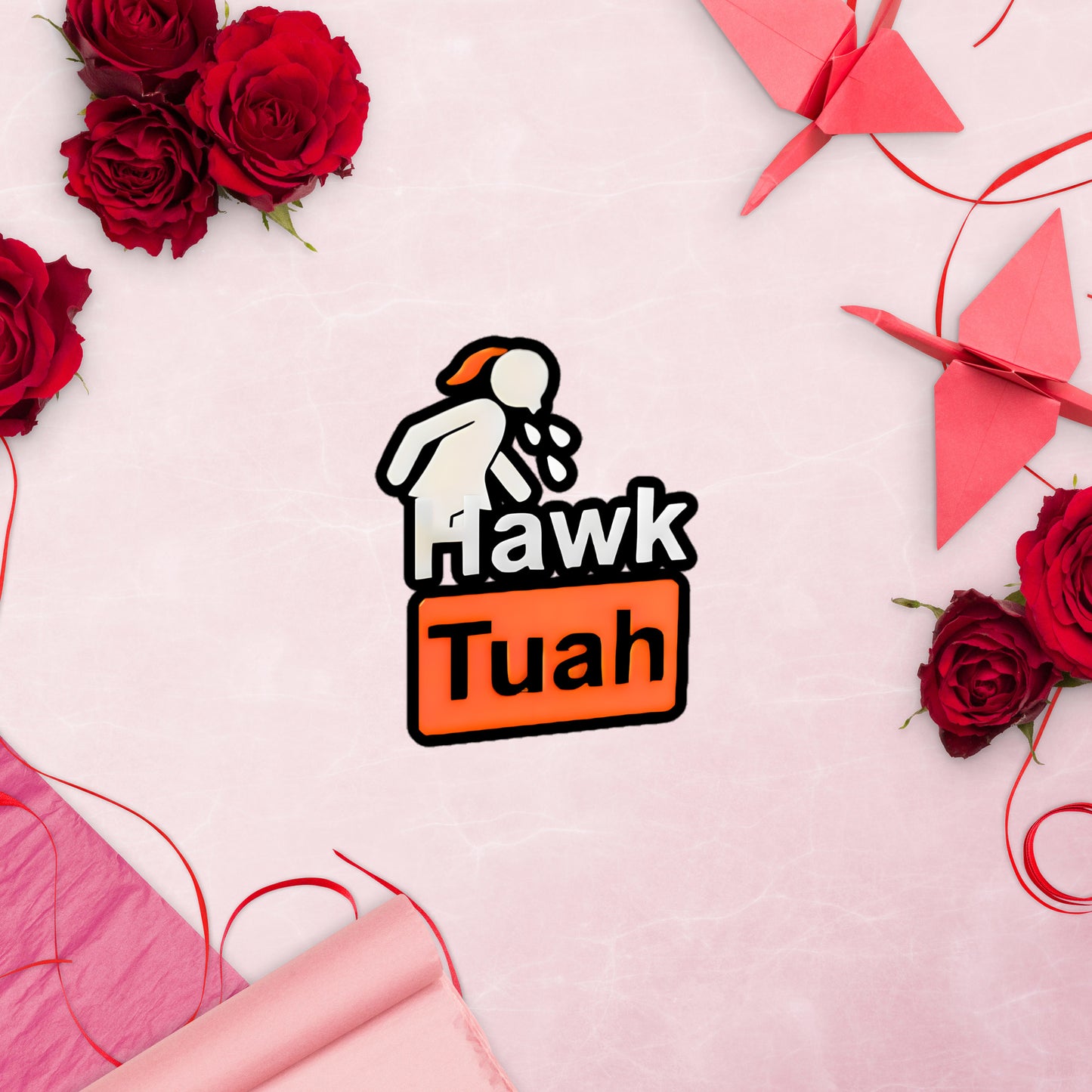 ✨Hawk Tuah Bubble-Free Stickers ⭐ - Hawk Tuah