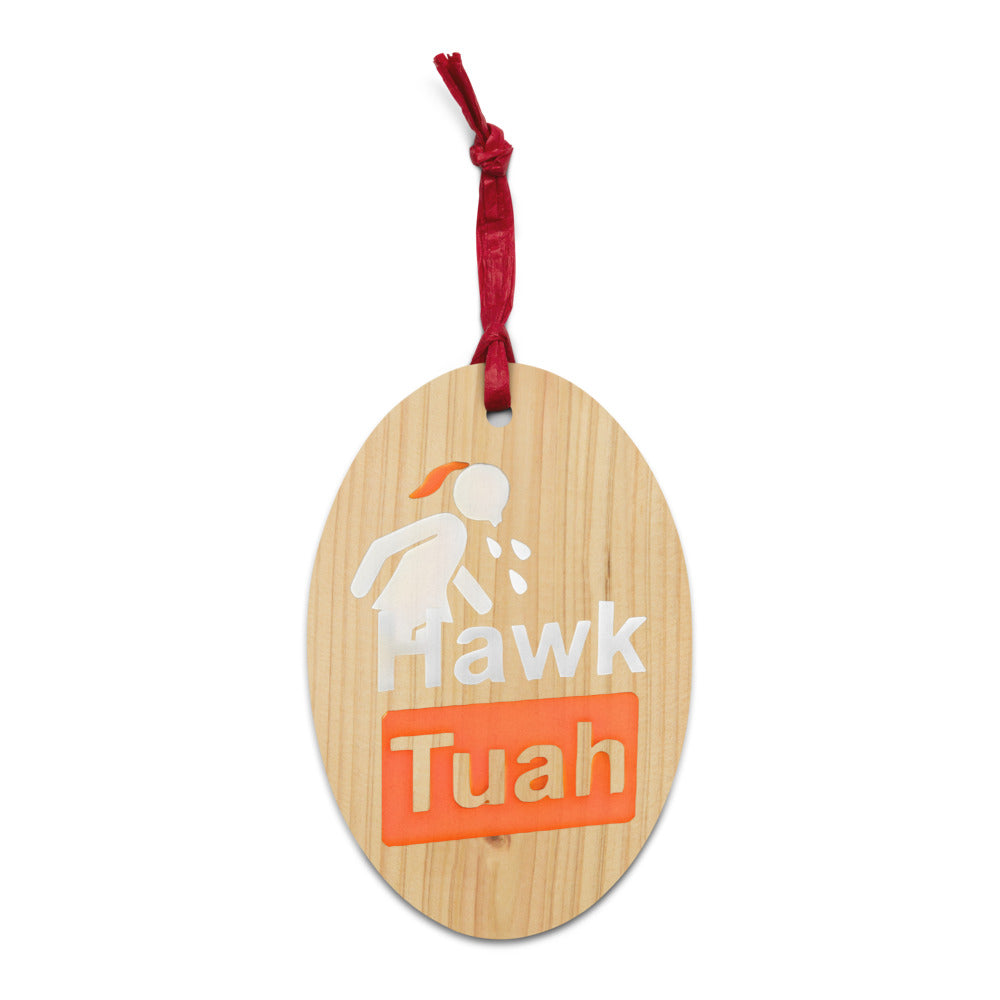 Hawk Tuah Wooden Magnetic Ornament🪵– Timeless Elegance for Your Home💦🏠